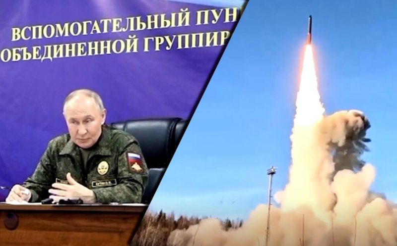 Putin se laudă cu o nouă rachetă cu propulsie nucleară: „Este unică. Nimeni altcineva în lume nu o are”
