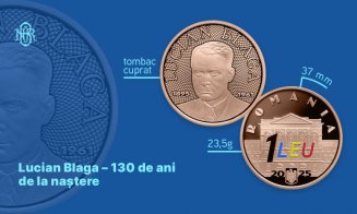 BNR a lansat la Cluj-Napoca prima monedă colorată din istoria monetară a României. Mesajul edilului Emil Boc