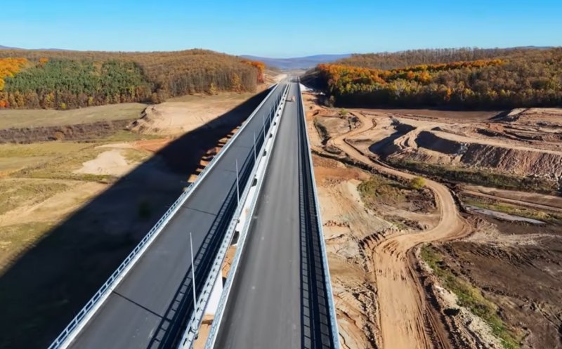 IMAGINI noi de pe A3 Cluj - Sălaj. UMB avansează rapid pe Zimbor - Poarta Sălajului. "E aproape gata lotul"