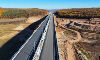 IMAGINI noi de pe A3 Cluj - Sălaj. UMB avansează rapid pe Zimbor - Poarta Sălajului. "E aproape gata lotul"