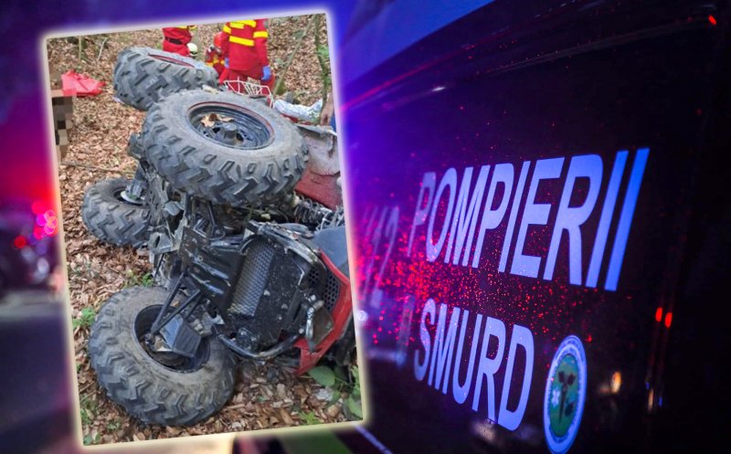 Adolescent de 16 ani MORT într-un accident cumplit cu ATV-ul. Alți 6 minori sunt răniți