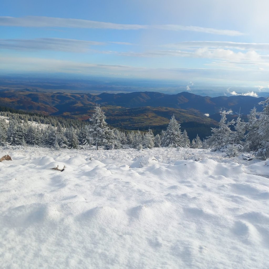 A nins la munte în Cluj