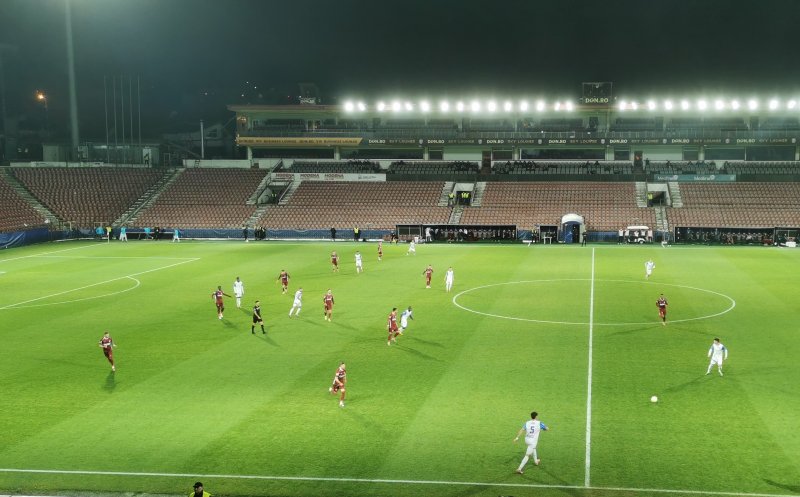 CFR dă semne de revenire. Clujenii au câștigat fără emoții cu CSM Slatina în Cupă