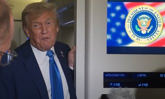 Trump a fost întrebat la bordul Air Force One despre reducerea forțelor armate în România. Reacția președintelui SUA