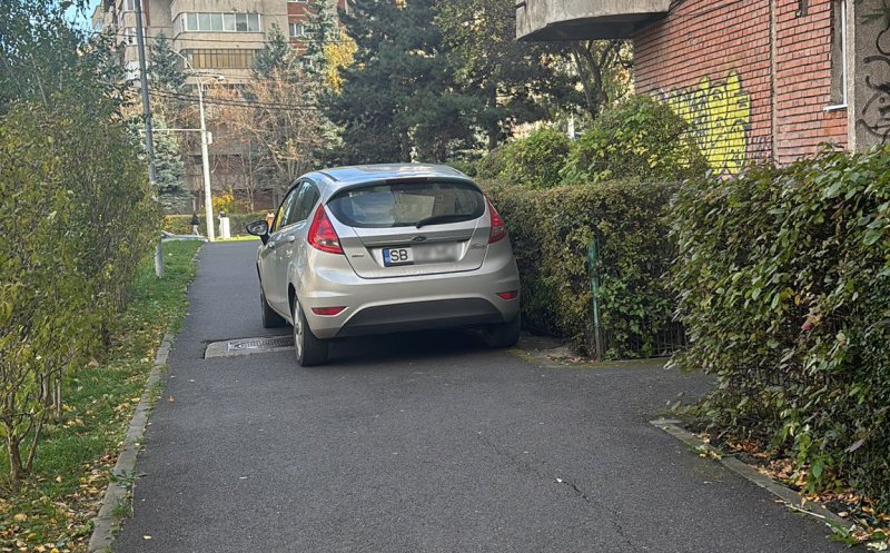 Parcare la scară în Cluj-Napoca. ”Următorul pas... pe balcon :)”