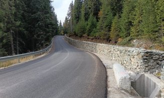 Clujul se pregătește de iarnă. Drumul spre pârtia Buscat a fost reparat și asfaltat