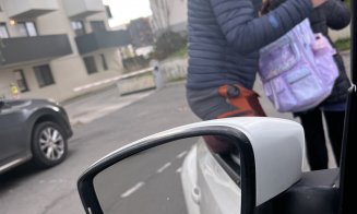 Trotinetist din Cluj, care și-a pus fiica în pericol, amenințări cu moartea la adresa celui care l-a atenționat / Îl va vizita și Protecția Copilului