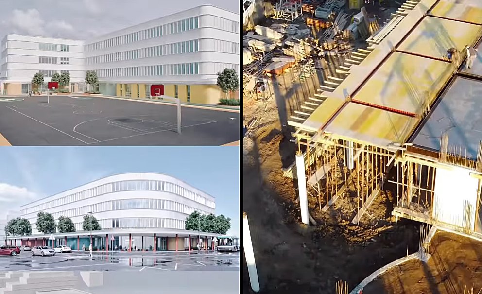 Cum avansează lucrările pe șantierul noii școli din Florești