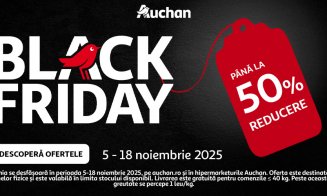Auchan dă startul Black Friday 2025: peste 1.500 de produse cu reduceri de până la 50% în magazine și pe auchan.ro