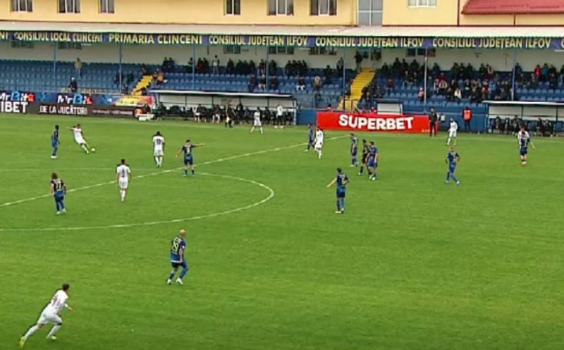 VAR nu a funcționat la Unirea Slobozia - CFR Cluj. Gazdele acuză golul marcat de "feroviari"