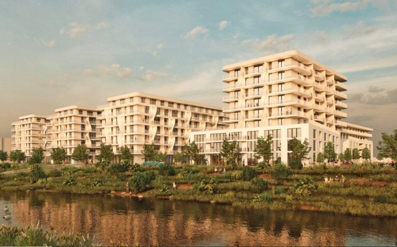 8 clădiri, din care una de 8 etaje, pe Fabricii. La mal de Someș