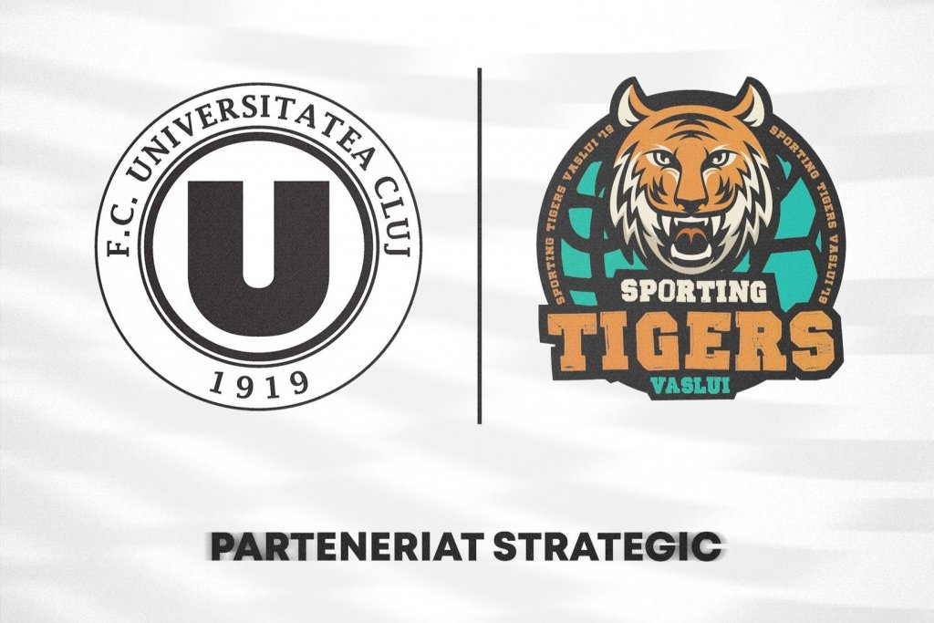 O nouă colaborare între "U" și un club de juniori. ACS Sporting Tigers Vaslui, noul partener strategic al clujenilor