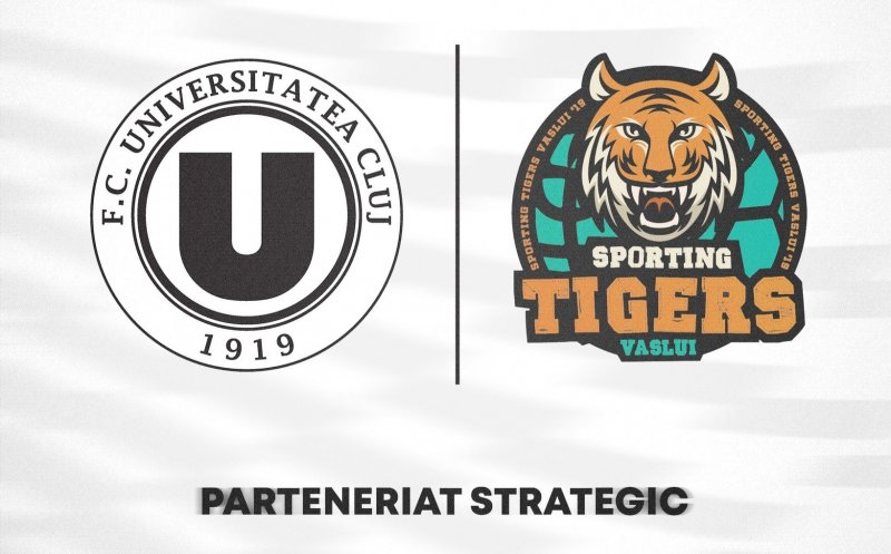 O nouă colaborare între "U" și un club de juniori. ACS Sporting Tigers Vaslui, noul partener strategic al clujenilor