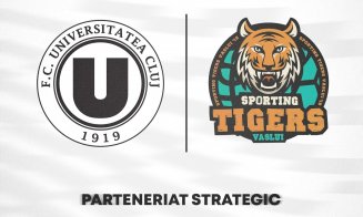 O nouă colaborare între "U" și un club de juniori. ACS Sporting Tigers Vaslui, noul partener strategic al clujenilor