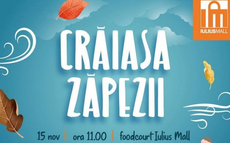 Păpușile hazlii aduc pe scena din Iulius Mall povestea: „Crăiasa zăpezii”. Participarea este gratuită