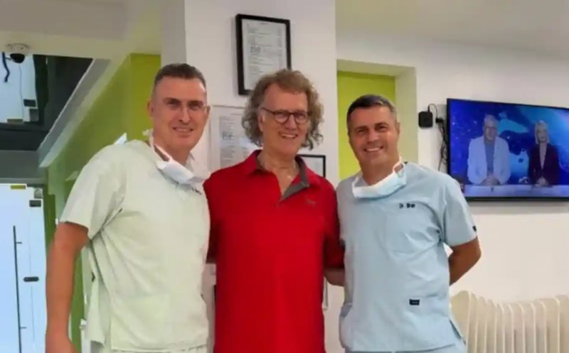 André Rieu, pacient surpriză la Cluj! Cine sunt cei doi medici care l-au tratat pe celebrul violonist olandez