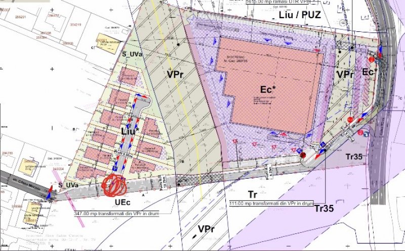 Compexit face showroom auto și 9 case pe Calea Turzii. Circulația, aprobată etapizat, cu o componentă abia după realizarea centurii metropolitane