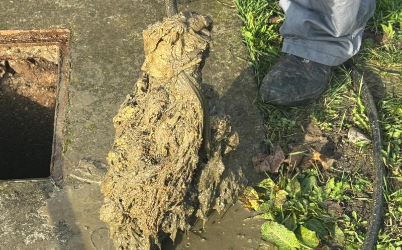 Clujenii transformă canalizarea în groapă de gunoi. Ce au găsit angajații Companiei de Apă Someș