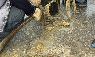 Clujenii transformă canalizarea în groapă de gunoi. Ce au găsit angajații Companiei de Apă Someș