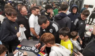 Deschidere fan shop U Cluj