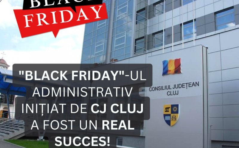 Un nou succes al campaniei de „Black Friday” la CJ Cluj. De trei ori mai multe acte emise online față de anul trecut