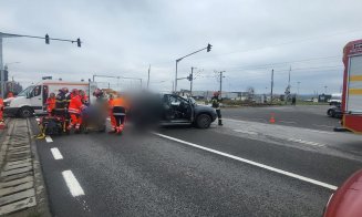 Accident rutier cu două victime pe un drum din Cluj. Trafic este blocat