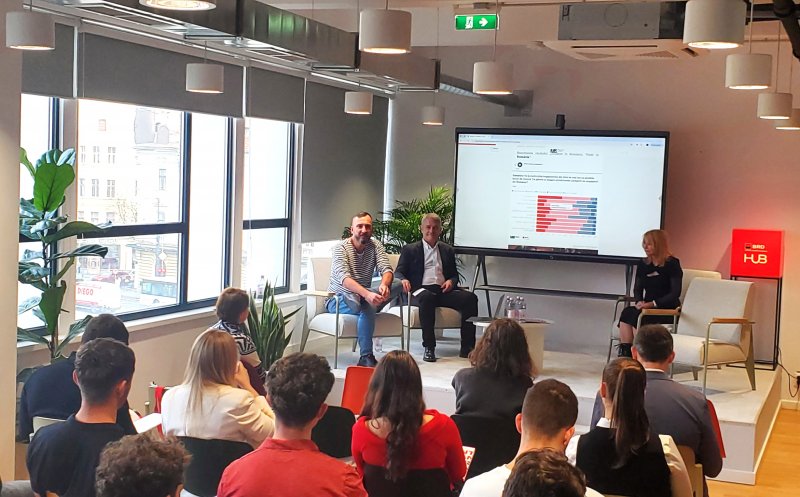 Cum văd tinerii viitorul României: Dezbatere amplă la HUB UTCN pe baza unei cercetări ample despre viața studenților