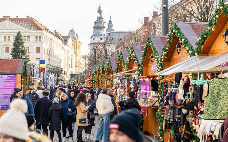 Se deschide Târgul de Crăciun din Cluj-Napoca. Programul weekend-ului 21-23 noiembrie 2025
