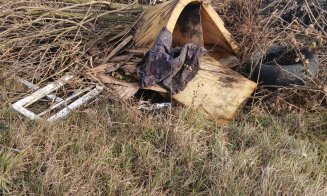 “AȘA NU! Nu aruncați deșeurile din construcții, renovări sau obiectele casnice vechi în câmp”. Camere noi de supraveghere în Apahida