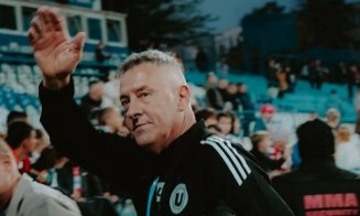 Prima reacție a lui Bergodi după victoria Universității Cluj de la Arad: „Nu mi s-a impus prezența în play-off”