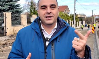 Lucrări pe ultima 100 de metri pe o stradă din Cluj-Napoca: trotuare, borduri, asfalt