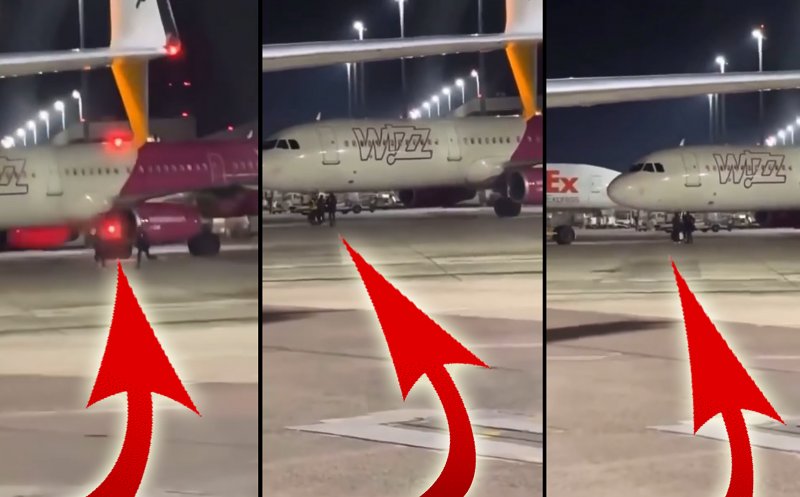 Reacția Wizz Air după incidentul cu românii care au fugit pe pistă după avion, ca la ”ocazie”. Riscau să fie împușcați