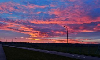 Cerul a luat foc! Răsărit de poveste la Cluj-Napoca