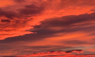 Cerul a luat foc! Răsărit de poveste la Cluj-Napoca