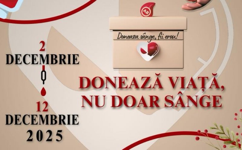 Campanie de donare de sânge la Cluj! Primești analize gratuite, 280 de lei, reducere la transportul public