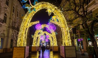 Instalații de iarnă pe Universității și Iuliu Maniu