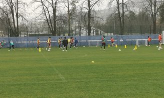 "Studenții" trag tare la antrenamente înaintea meciului cu CS U Craiova