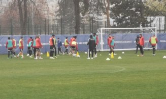 "Studenții" trag tare la antrenamente înaintea meciului cu CS U Craiova