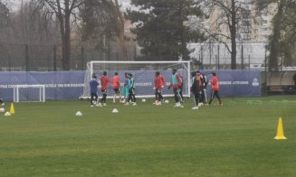 "Studenții" trag tare la antrenamente înaintea meciului cu CS U Craiova