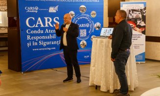 CARS în curtea școlii! Elevii de la Transporturi au simulat accidente, răsturnări și derapaje pentru a învăța să fie responsabili la volan