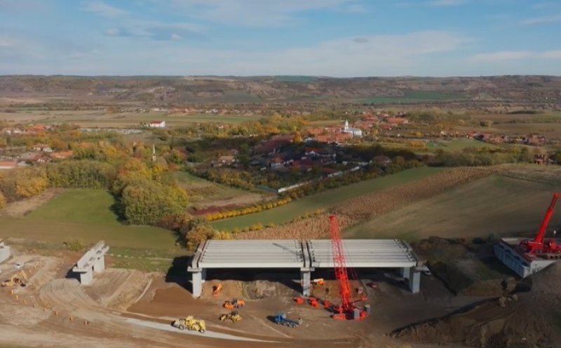 Erbașu prinde viteză pe Suplacu de Barcău – Chiribiș. Are 500 de muncitori și 300 de utilaje pe șantier