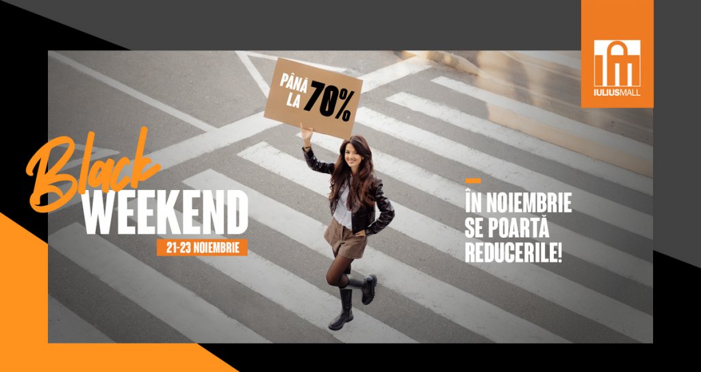Black Friday în Iulius Mall Cluj: ZARA, Massimo Dutti, Stradivarius, Pull&Bear, H&M și multe alte locații te așteaptă cu promoții de neratat
