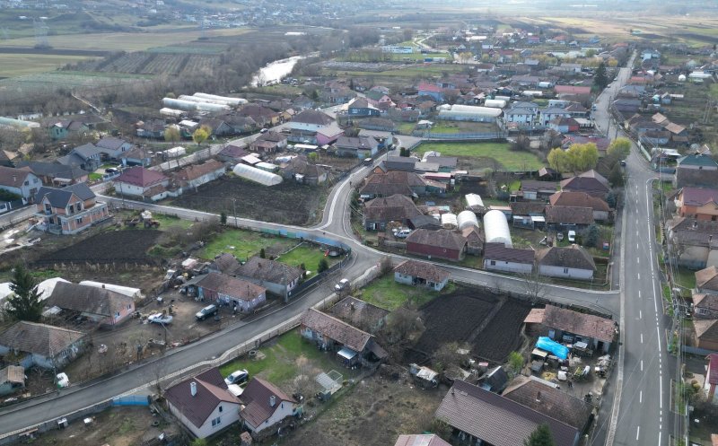 Jucu, aproape de finalul unui amplu proiect de modernizare rutieră. Primarul Valentin Dorel Pojar: „Cu răbdare și înțelegere facem lucruri bune pentru comuna noastră”