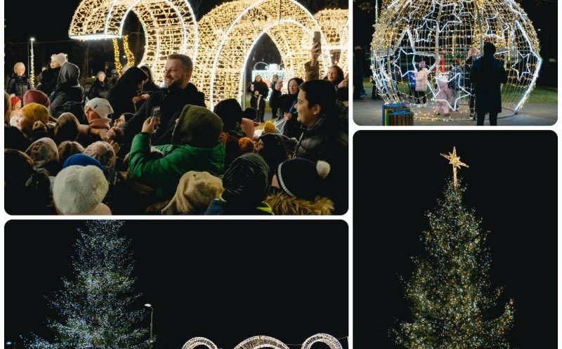 Magia sărbătorilor de iarnă în Florești: Când se aprind luminițele