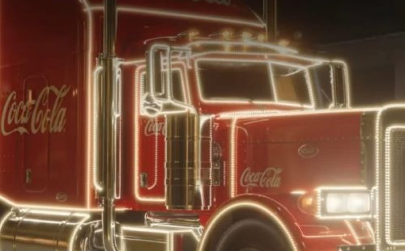 Magie de sărbători. Când ajunge celebrul camion Coca-Cola al lui Moș Crăciun la Cluj
