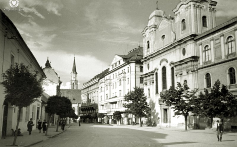 Vechiul Cluj, anii '40. Astăzi, strada este pietonală