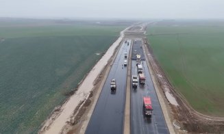 Se lucrează intens pe lotul Chiribiș – Biharia de pe A3. IMAGINI de pe șantier