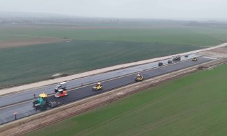 Se lucrează intens pe lotul Chiribiș – Biharia de pe A3. IMAGINI de pe șantier