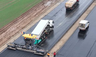 Se lucrează intens pe lotul Chiribiș – Biharia de pe A3. IMAGINI de pe șantier