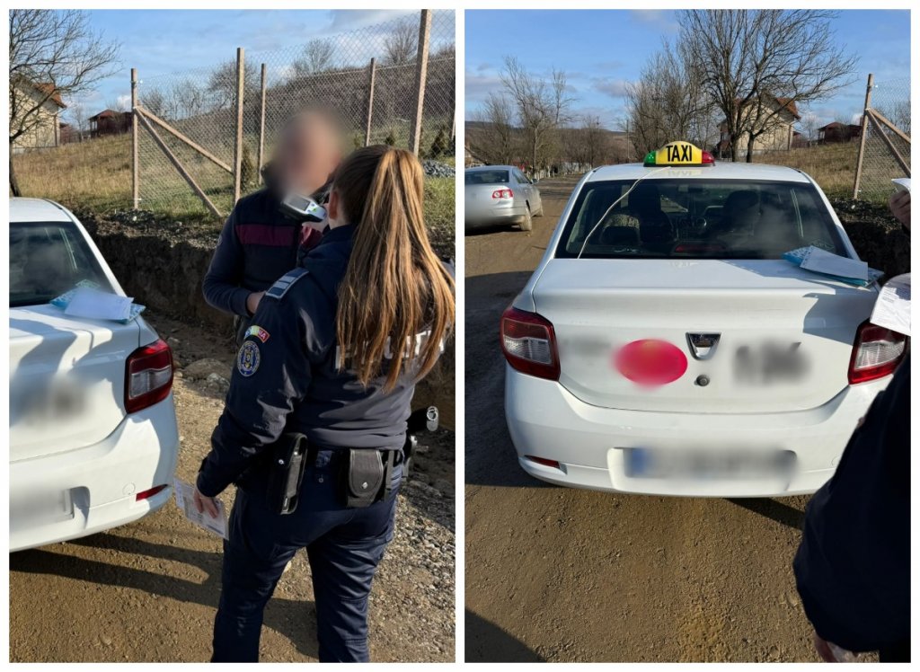 Metoda lămpii aprinse fără aparatul de taxat: cum acționează taximetriștii din Cluj. Polițiștii au aplicat amenzi usturătoare